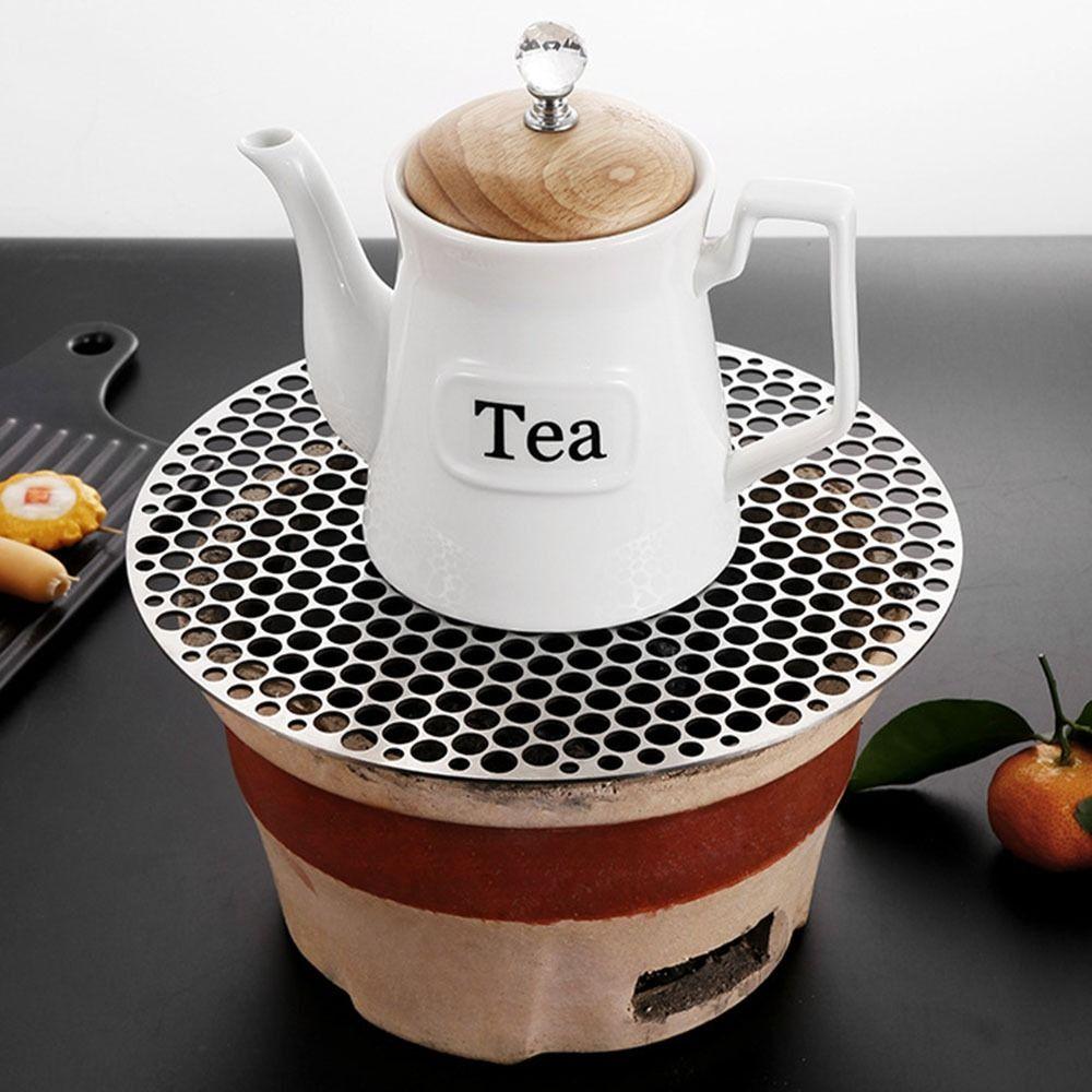 Stainless Steel BBQ Mesh Grate Food Grade BBQ Charcoal Food Rack Metal Baking Grid  Camping