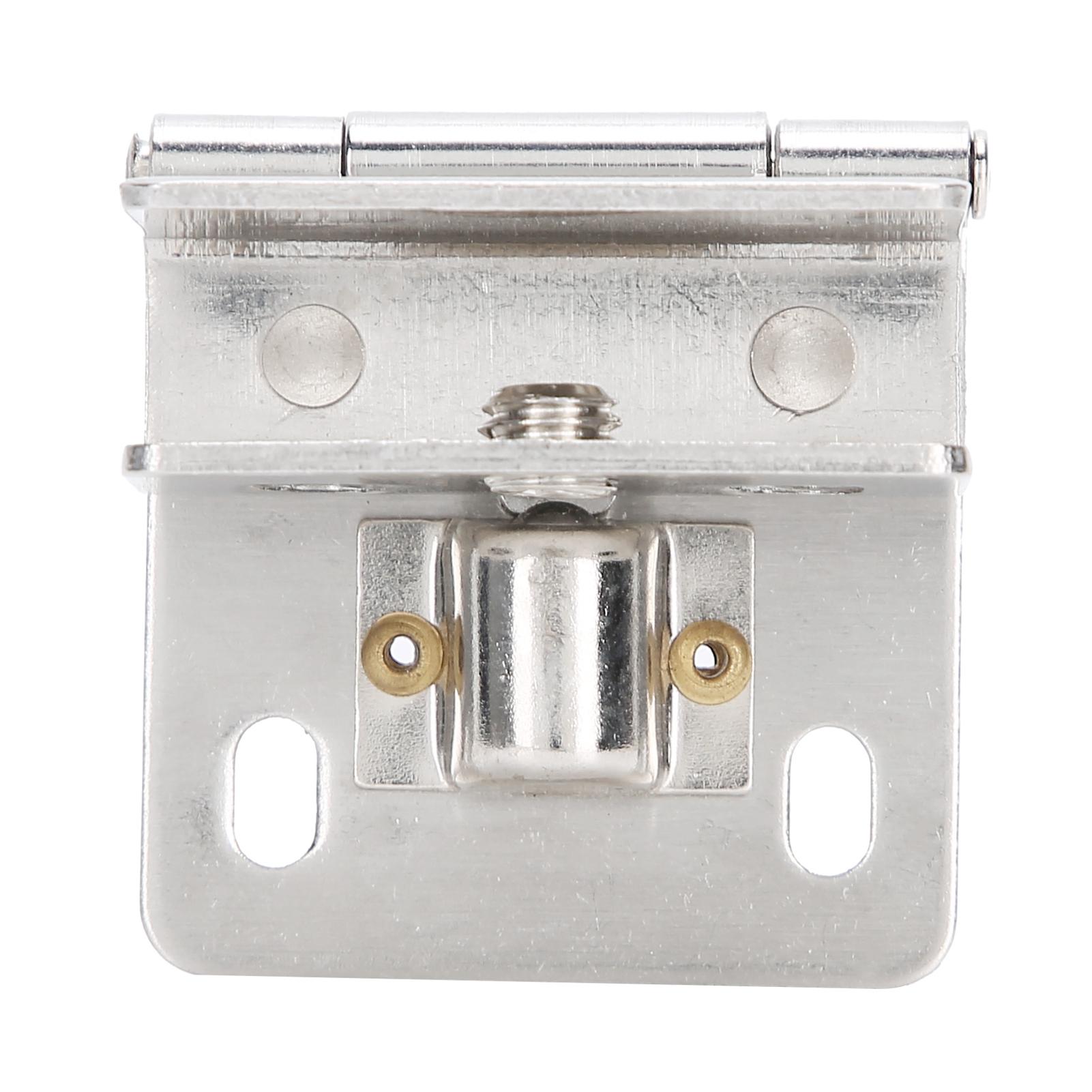 

Glass Door Hinge PunchFree Stainless Steel Clip Cabinet Bracket Clamp Household Supplies