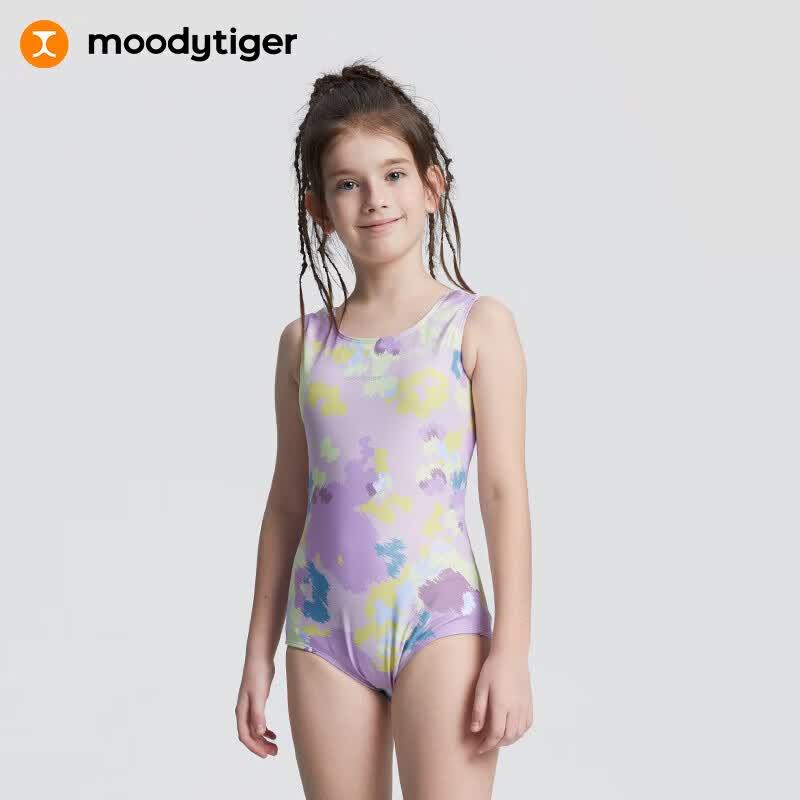 Moodytiger Girls Sun Protection One-Piece Swimsuit 165 cm