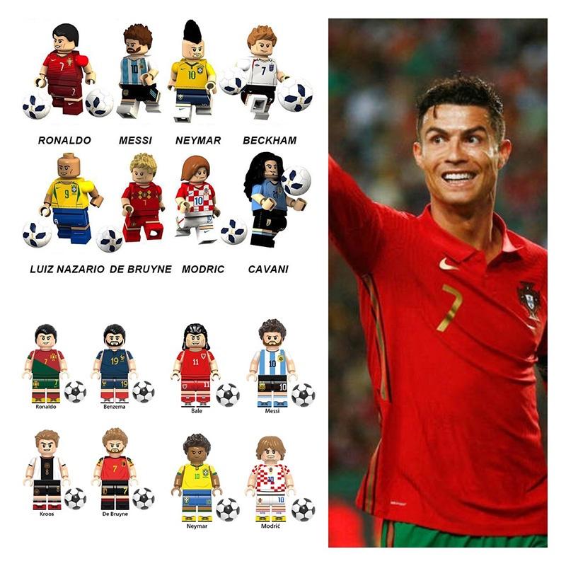 Science Xp013-020 Messi Neymar Football Team Building Blocks Toy