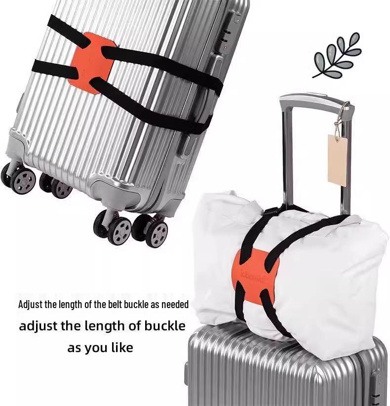 Elastic Cross Luggage Straps - Suitcase Reinforcement & Protection Bandage