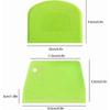 Set of 4 Plastic Dough Scraper Horn Pastry Dough Cutter for Pastry Bread 1NprE6