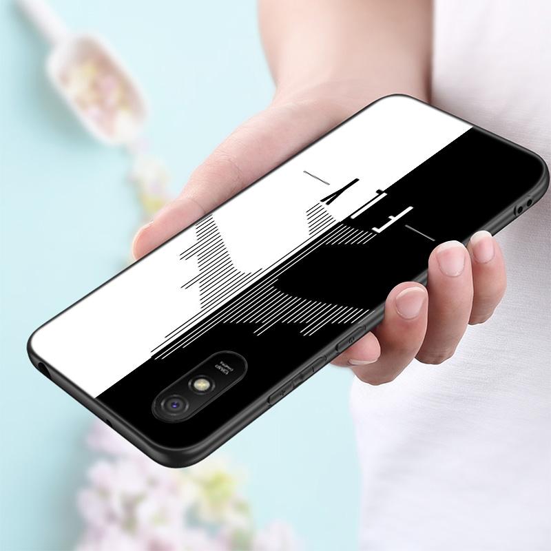 Aircraft Airplane Fly Silicone Phone Case For Xiaomi Redmi Note 11 10 9 8 Pro 11T 10T 10S 9S 8T 9 9A 9C 9T Black Soft Cover