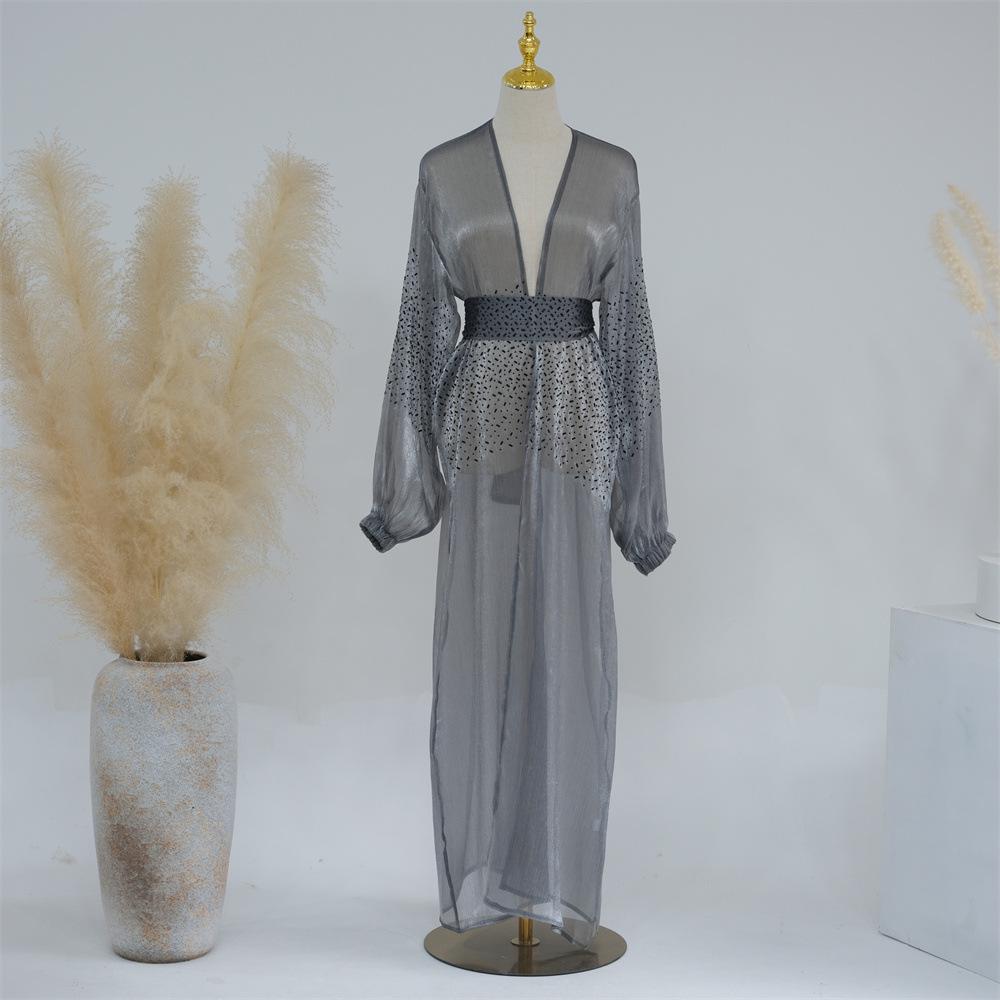 Loriya 2024 Bubble Sleeve Robe Cardigan LR698