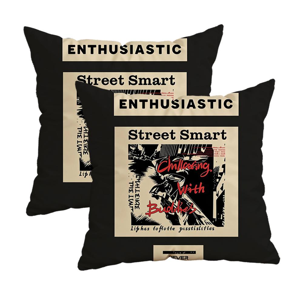 A Stylish Lady On Pink Pillowcasezipper Design, Decorative Pillowcase, 45X45 Cm Pillowcase