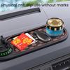 Dashboard Anti Slip Mat with Phone Holder 360-Degree Rotation Dashboard Mount Built-in Parking Number Plate Secure Phone Holder for Driving