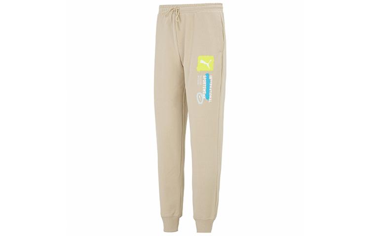 PUMA Knitted Sweatpants Men s Khaki Moderate Sweatpants 536306-64 XL