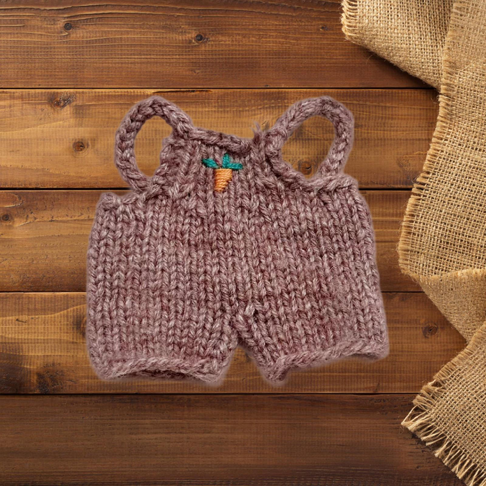 

Плюшевая кукла, платье на подтяжках, наряд для координации, фотореквизит, одежда, развивающий, модный наряд, комбинезон коричневый