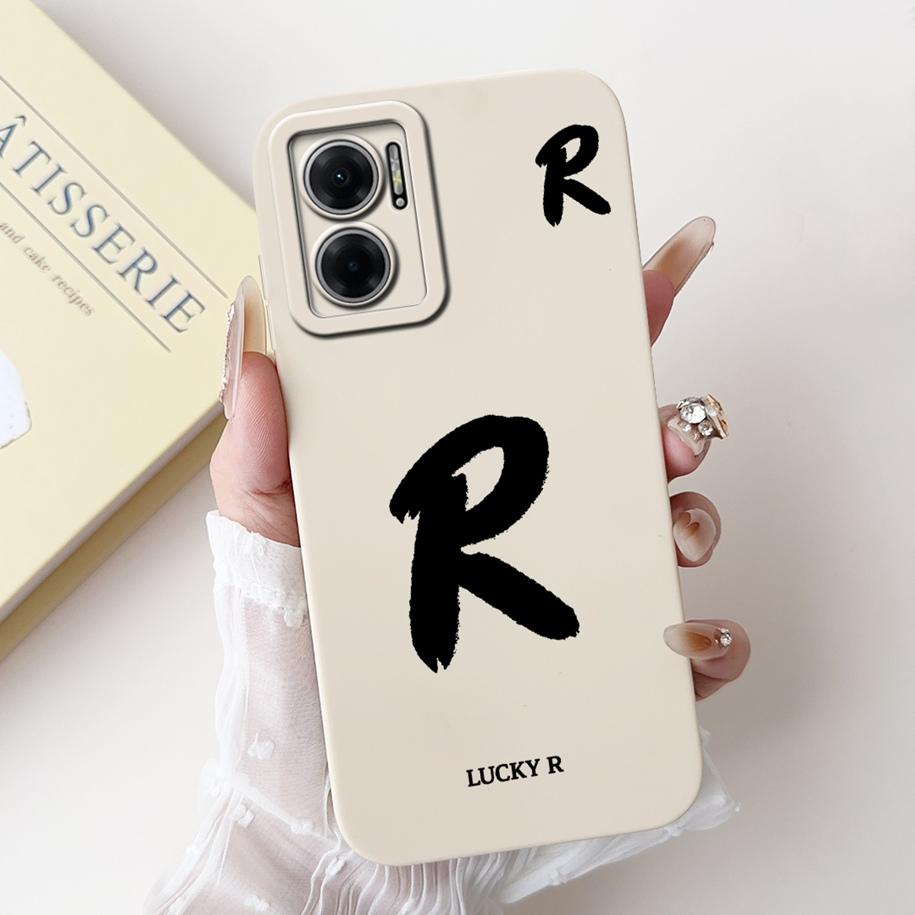 For Xiaomi Redmi 10 5G Case Cute Lucky Letters Silicone Phone Cases For Redmi Note 11E Redmi10 5G Funda 10 Prime Plus Soft Cover