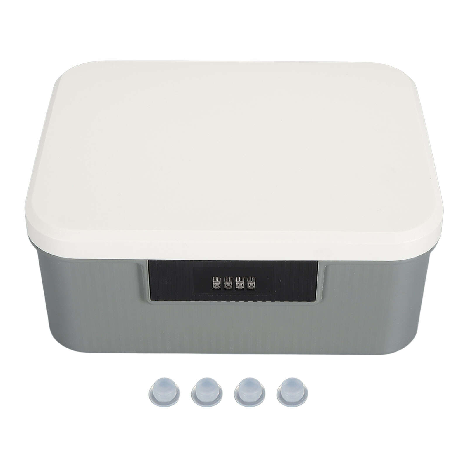 

Запираемый ящик для хранения файлов объемом 9 л, органайзер для документов, двухслойный ящик для хранения с паролем серый