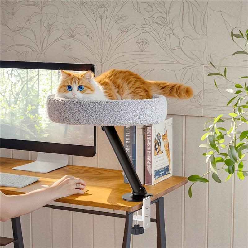 Floating Cat Litter Desktop Cat Bed Office Cat Climbing Frame Desk Cat Climbing Frame
