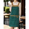 1pc Unisex Adjustable Apron with Pockets,Polyester 100% Non-Stretch, Regular Fit, Sleeveless, H-Shaped Hem, Woven for Cooking, Baking,Restaurant Staff