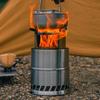 ZISIZ Stainless Steel Portable Wood Burning Stove
