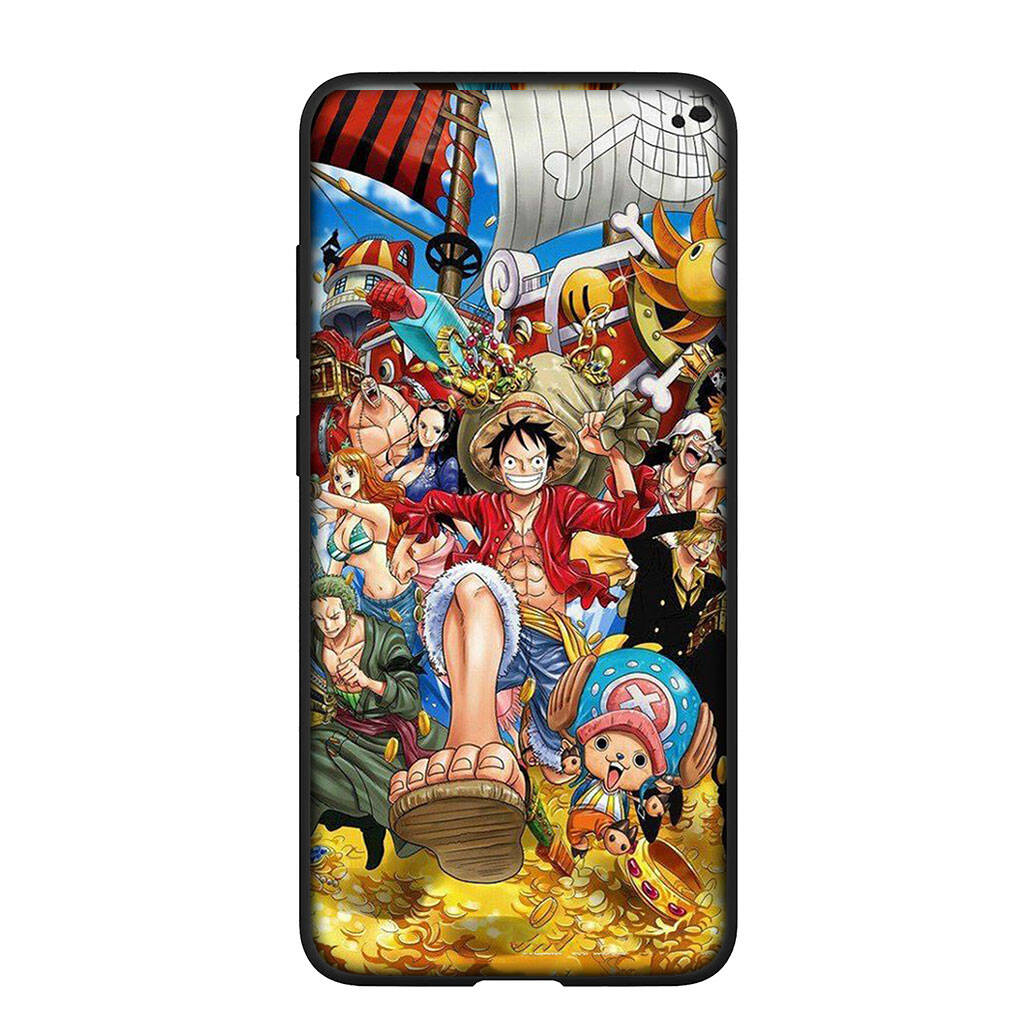 Phone Case for iPhone 17 15 16 Plus XR Redmi Note 14 12 11 13 Pro Max Huawei P30 P20 Lite Y9 OPPO A60 A40 A80 A18 A16 A54 Anime Luffy One Piece Cover