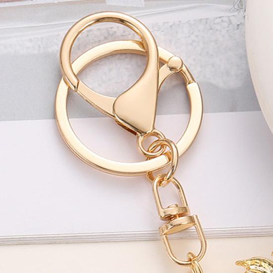 2026 Year of Horse Keychain Colorful Sparkling Rhinestones Key Chain Bag Backpack Hanging Decoration