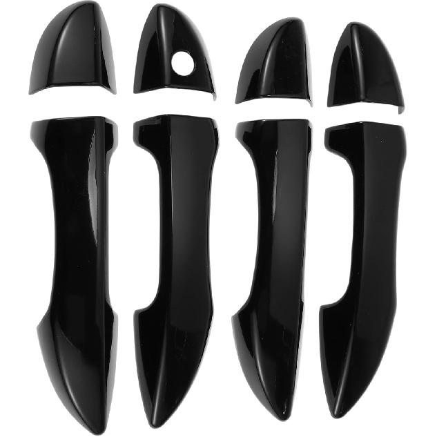 Door Handle Cover Trim for Toyota Corolla 2014-2018 Durable Tailgate Handle Cover ABS 1 Set Carbon Fiber Black чёрный