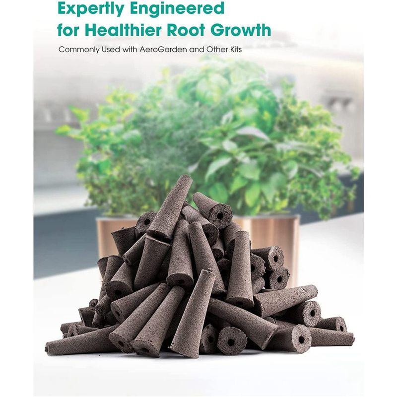 200 Pack Grow Sponges, Seed Starter Pods Replacement Root , Refill Pods For Hydroponic Indoor Garden Growing System-B61B