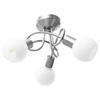 VidaXL Plafonnier avec Abat-jour en Verre Lustre Lampe Suspendue Luminaire d'Intérieur Salon Chambre à Coucher Maison 3 289228