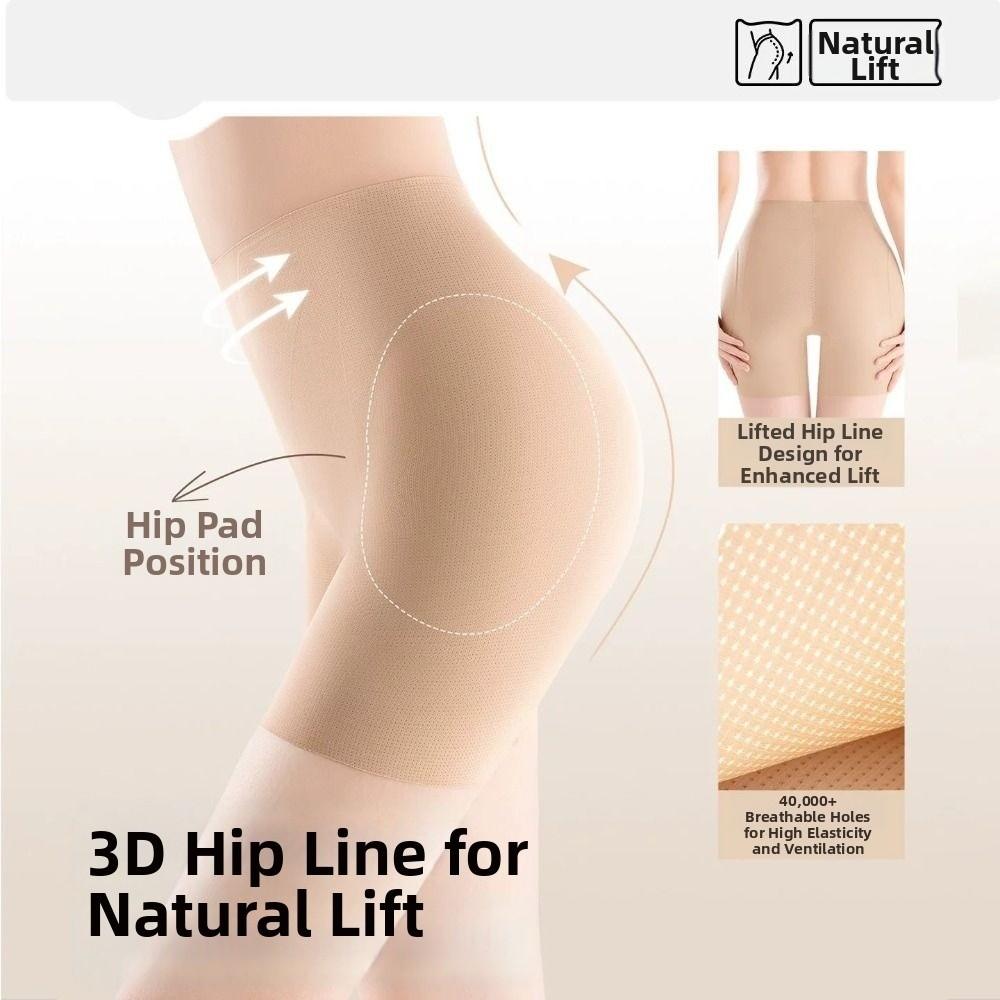 Breathable Shaping Underwear High Waisted Hip Belly Panties