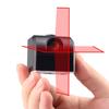 Nivelă laser portabilă mini cruce roșie 2 linii 1 punct 650nm Instrument de nivelare cu indicator LED Fixare magnetică