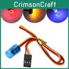 Mesmerizing 3 Colors Flashing Rotating Led Light For 1/10 Rc Model Cars With Aluminum Alloy Base