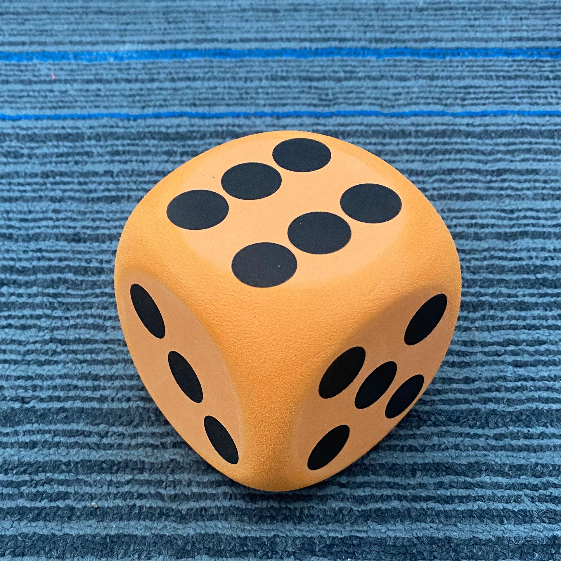 

8см Кубик из пены ЭВА с закругленными углами - 6-гранный забавный кубик