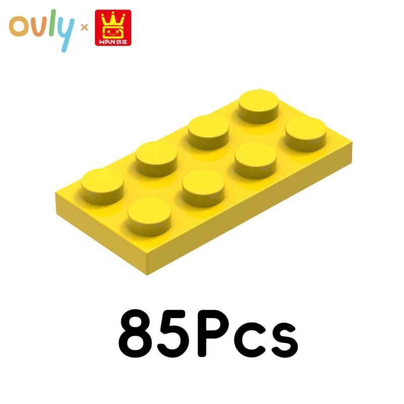 WANGE 4*2 Building Blocks 85Pcs Small Compatible Bricks 8-Hole Low Elements Accessories MOC DIY Bulk Kids Toy No.3020