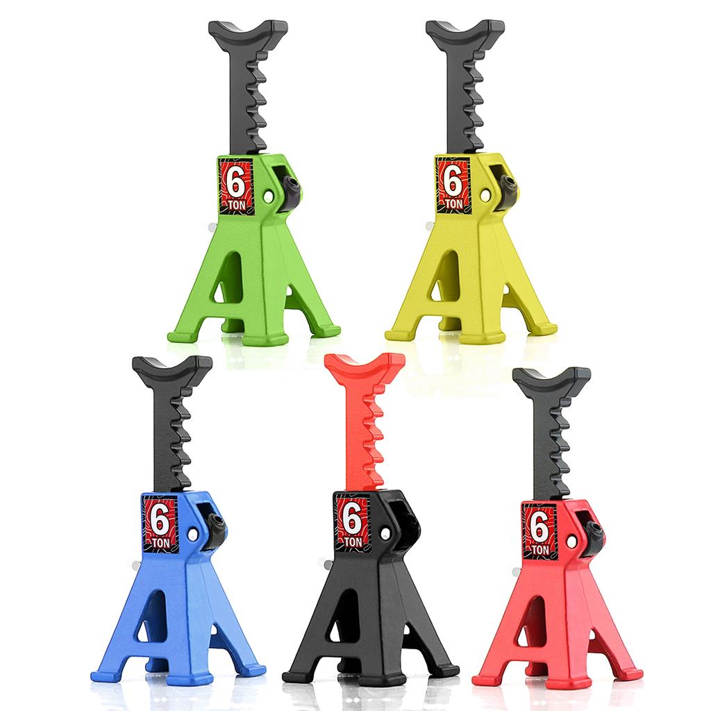 2 stücke Fernbedienung Autos Metall Jack Steht Reparatur Werkzeug Für 1/24 Fernbedienung Crawler Auto