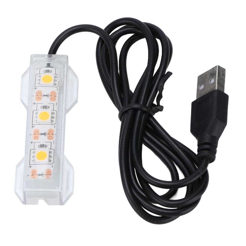 USB Aquarium Light Plastic LED Fish Tank LED Light Submersible Underwater Multicolor Aquarium Lighting Aquarium