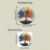Fun-JD061 Creative Painted Life Tree Glass Window Beautification and Decoration Electrostatic Uv Window Sticker