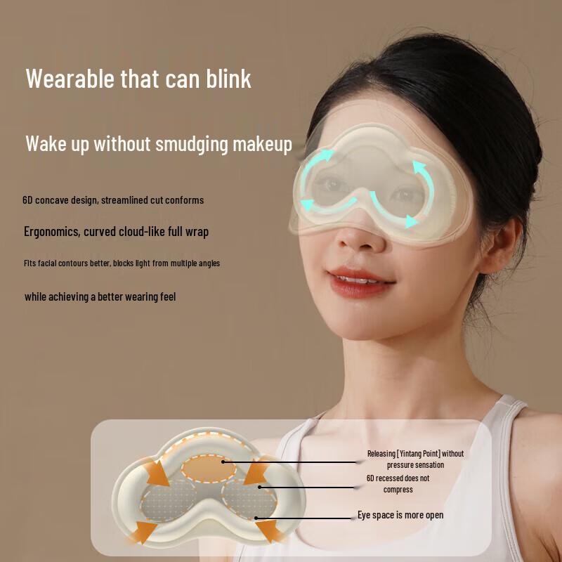 Hezheng Heated Travel Eye Mask & Neck Pillow Set