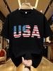 Wds01246letter Printing Plus Size Unisexs Tshirt Summer Casual Street Fashion Unisexs Joker Short Sleeve Tshirt