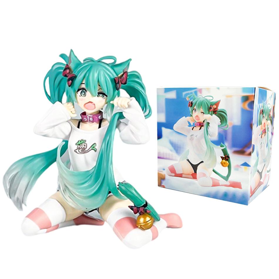 The Hatsune Miku of the Closed Window World Theater Version World Plan Collapsed World Hatsune Miku PVC Figure Model Toys Gift