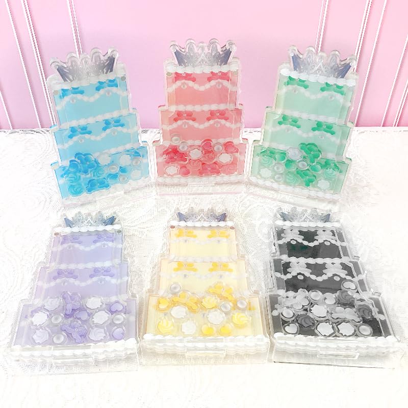 Acrylic Frame Acrylic Stand Figure Altar Birthday Celebration Acrylic Easy Assembly Magnet Red Otaku Anime Merchandise Decoration [Cake]