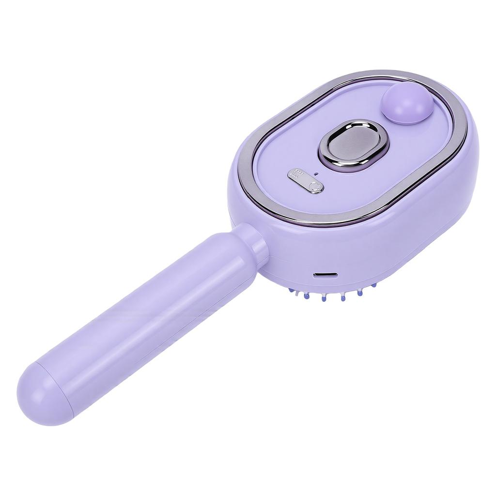 Electric Steam Hair Brush Portable Rechargeable Steam Straightener Cordless Detangling Tool Mist Vibration Massager for