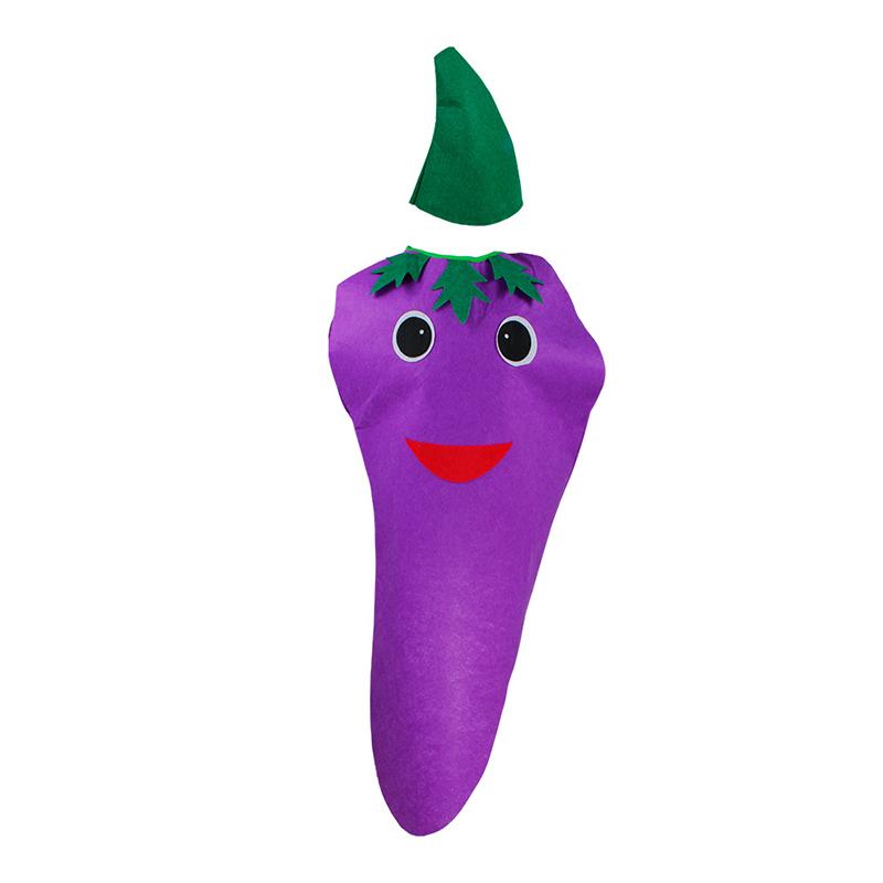 1Set Children Cosplay Fruit Veggie Costume Funny Holiday Party Cute Clothes Suit Children Performance Overclothes Stage Costume