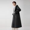 ELLE Minimalist Comfortable Fashion Casual Hooded Double-Breasted Coat Women Coats EN52245