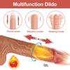 App-Fernbedienung, Teleskop-Rotation, vibrierende realistische Dildos für Frauen, Heizung, Silikon, Gspot, großer Penis, weibliche Masturbation