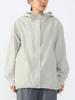 Beams Heart Light Grey Nylon Hoodie Blouson Women's (Sizes S-M)