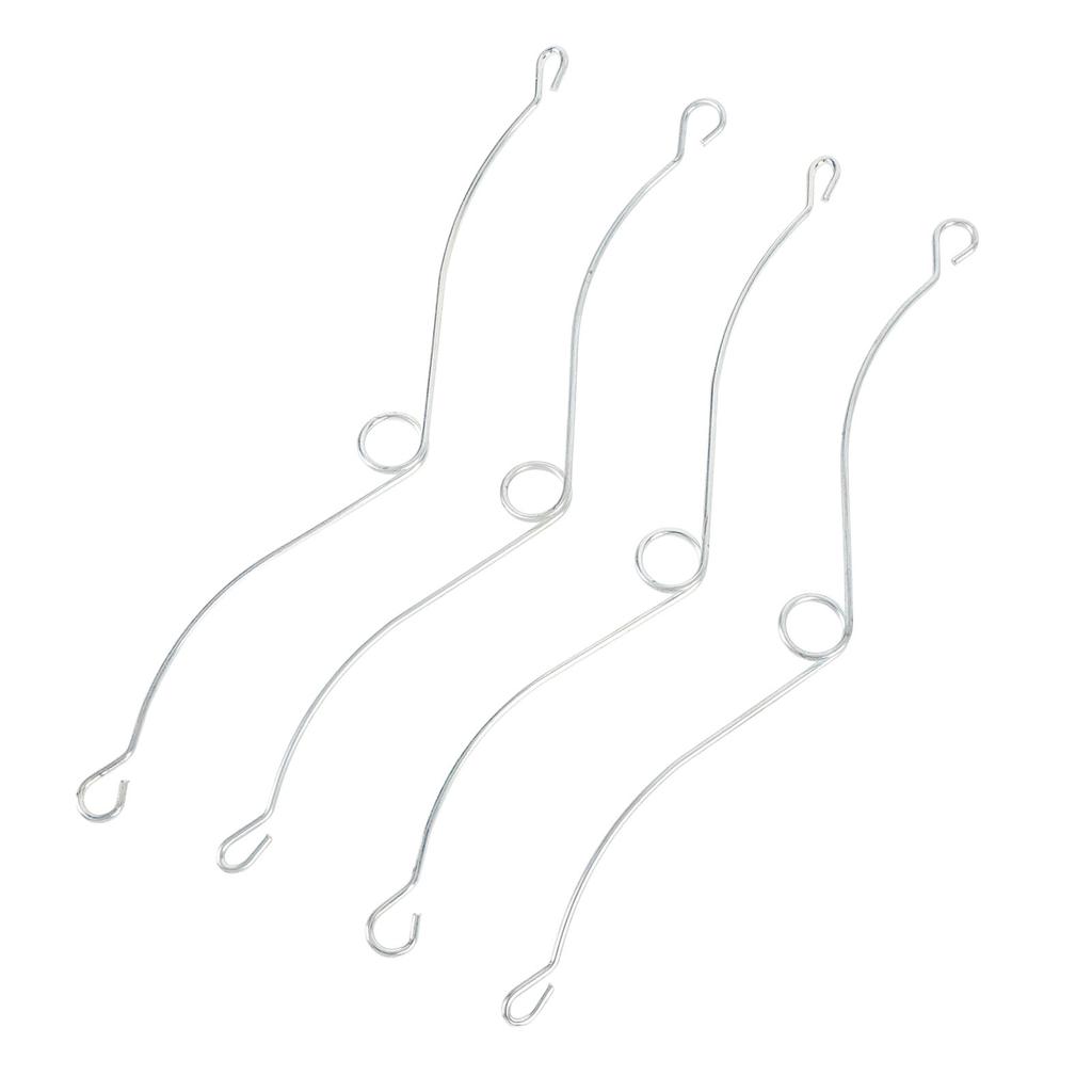 4 Pcs Grille Spring Clip Iron Long Lasting High Hardness Bathroom Fan Cover Springs Clips for Vent Fan Cover
