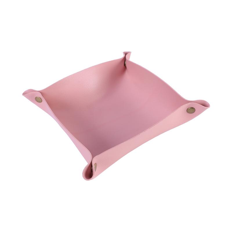 

Nordic Leather Foldable Key and Dice Storage Tray Medium [20*20cm] розовый