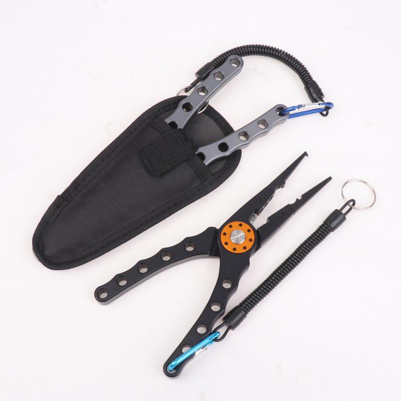 Fishing Pliers Line Cutter Multifunctional Knot Aluminum Alloy Scissors Hook Remover Fishing Equipment