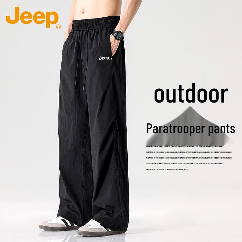 JEEP Men s Spring/Summer Loose Straight Cargo Pants L