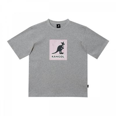 KANGOL PainTed Kangaroo T shirT Melange Gray 2821