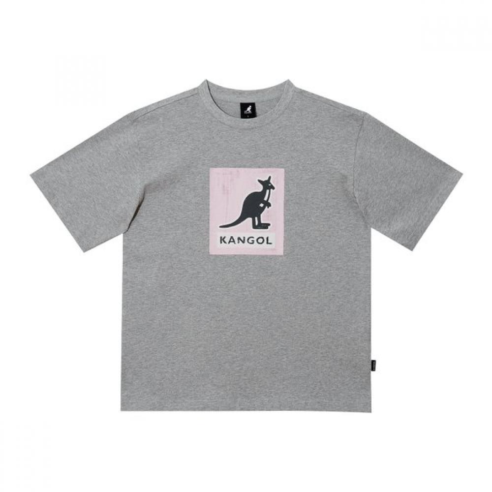 

Kangol PainTed Kangaroo T shirT Melange Grey 2821 XL