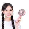 Portable Rechargeable Mini Fan with Colorful Lights, Foldable Design, and Optional Logo Printing