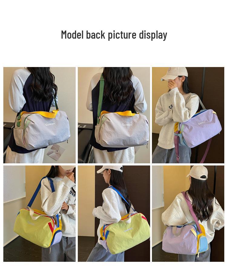 Casual Large Capacity Travel & Commuting Crossbody Bag with Wet/Dry Separation for Yoga
