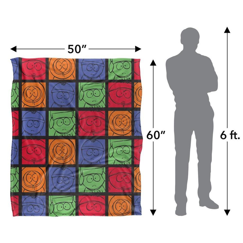 South Park Silky Character Collage Supersoft Blanket