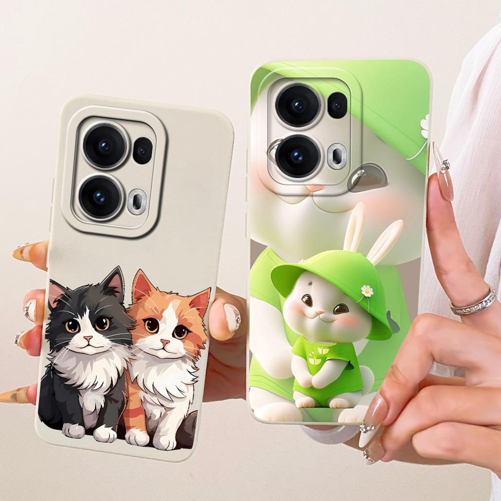 For Oppo Reno 13 Pro Case Silicone Luxury Fashion Cool Kawaii Cute Painted Cover For Oppo Reno13 Pro CPH2697 PKK110 Casing