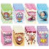 8pcs Baseball Spiral Notebook Ice Cream Mini Pocket Notepad Vertical Flip Journal for Students Kids Gift